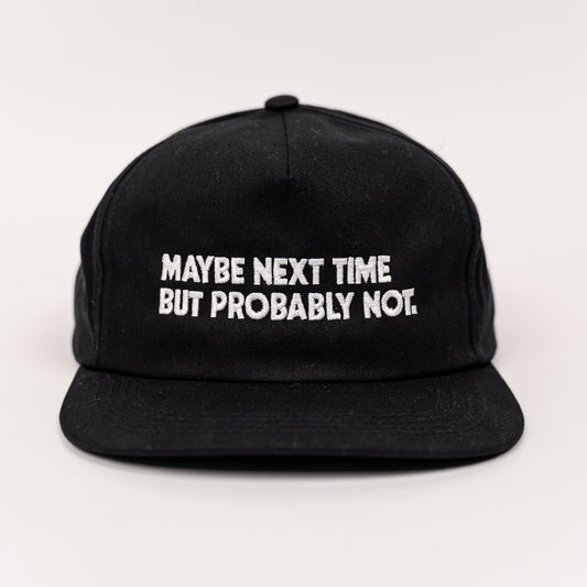 Slogan Hat (Black)